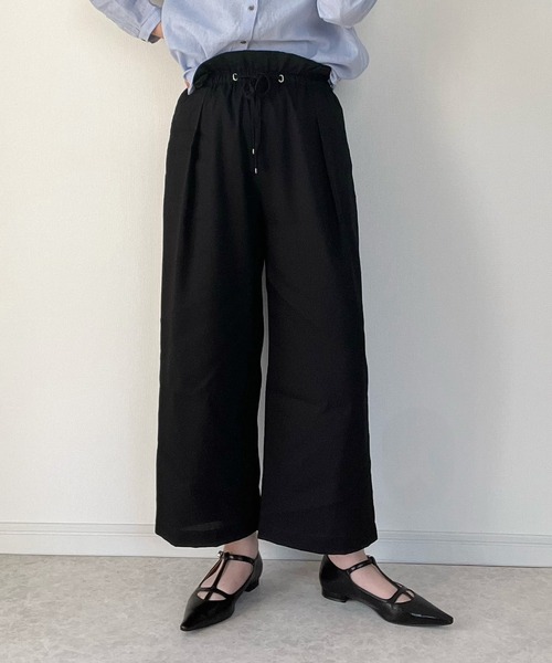 LBC(エルビーシー)の「ウエストシャーリングワイドパンツ(その他パンツ・レディース・ライトグレー/グリーン/ベージュ/ブラック・M/L)」の19枚目の写真