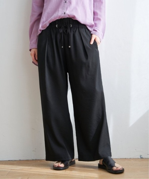 LBC(エルビーシー)の「ウエストシャーリングワイドパンツ(その他パンツ・レディース・ライトグレー/グリーン/ベージュ/ブラック・M/L)」の22枚目の写真