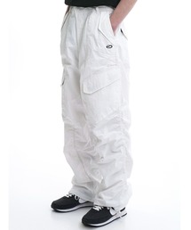 『OY/オーワイ』 NYLON SHIRRING CARGO PANTS/ナイロンシャーリングカーゴパンツ