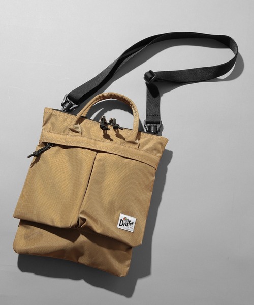 Drifter(ドリフター)の「【Drifter】HELMET BAG S(ショルダーバッグ・メンズ・ターコイズブルー/ライトイエロー/ブラック/ベージュ/ホワイト・FREE)」の3枚目の写真