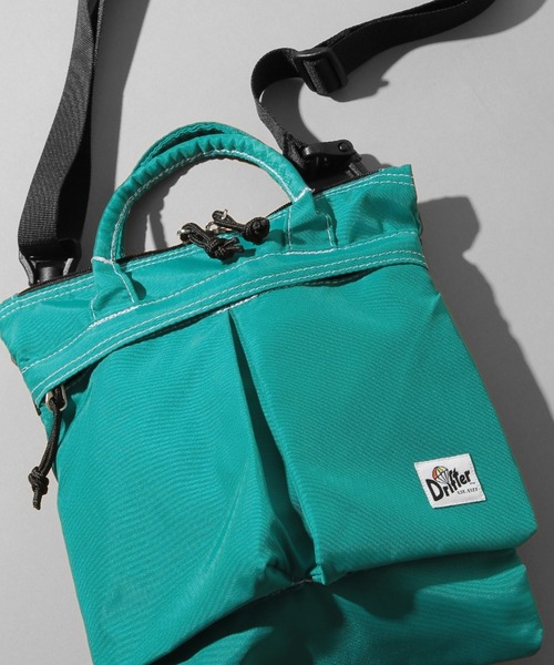 Drifter(ドリフター)の「【Drifter】HELMET BAG S(ショルダーバッグ・メンズ・ターコイズブルー/ライトイエロー/ブラック/ベージュ/ホワイト・FREE)」の8枚目の写真