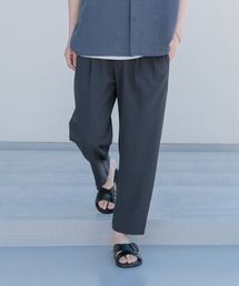 SENSE OF PLACE by URBAN RESEARCH | 『イージーケア/セットアップ対応』ダブルタックテーパードスラックス(スラックス)