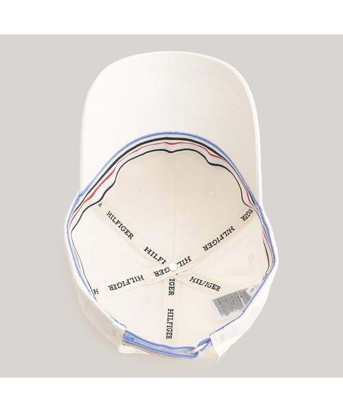 TOMMY HILFIGER（トミーヒルフィガー）の「【Stray Kids】【FUDGE掲載】ヒルフィガープレッピーキャップ（キャップ・レディース・アイボリー・FREE）」の4枚目の写真