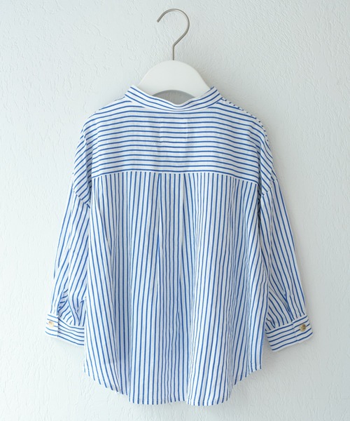 CIAOPANIC TYPY（チャオパニックティピー）の「【KIDS】OSOROリネンレーヨンシャツ（シャツ/ブラウス・キッズ・ネイビー/ピンク/グレー系その他・LARGE/MEDIUM/SMALL/XX-LARGE/X-LARGE）」の4枚目の写真