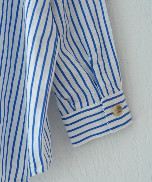 CIAOPANIC TYPY（チャオパニックティピー）の「【KIDS】OSOROリネンレーヨンシャツ（シャツ/ブラウス・キッズ・ネイビー/ピンク/グレー系その他・LARGE/MEDIUM/SMALL/XX-LARGE/X-LARGE）」の5枚目の写真