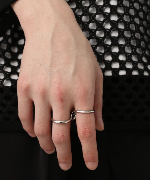 HARE（ハレ）の「TWINクロスリング(HARE)（リング・メンズ・シルバー・FREE）」の18枚目の写真