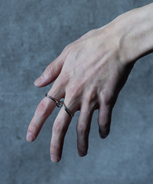 HARE（ハレ）の「TWINクロスリング(HARE)（リング・メンズ・シルバー・FREE）」の14枚目の写真