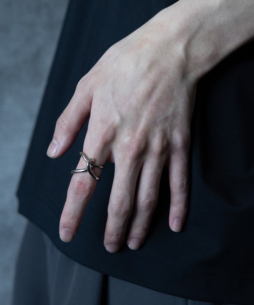 HARE（ハレ）の「TWINクロスリング(HARE)（リング・メンズ・シルバー・FREE）」の15枚目の写真