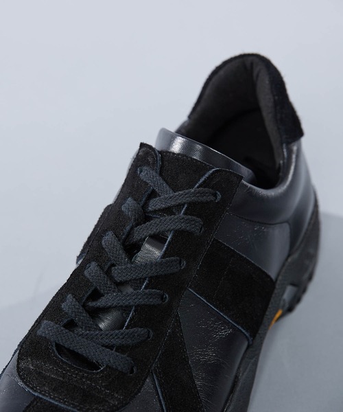 UNITED TOKYO(ユナイテッドトウキョウ)の「Vibram ジャーマントレーナー(スニーカー・メンズ・ブラック・3/2/1)」の8枚目の写真