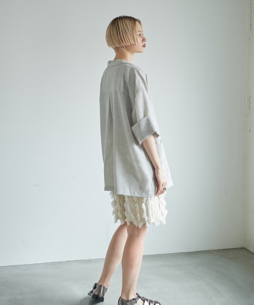 ROSE BUD ローズバッド ワークジャケット size 1 ローズバッド ROSE BUD ハーフスリーブシャツジャケット