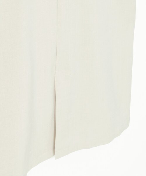 notch.（ノッチ）の「ハーフスリーブジャケット（テーラードジャケット・レディース・チャコールグレー/オフホワイト/ブラック・M）」の10枚目の写真