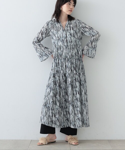 【セール】サイバープリントロングワンピース（ワンピース）｜GALLEST（ギャレスト）