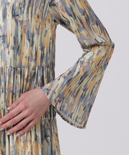 【セール】サイバープリントロングワンピース（ワンピース）｜GALLEST（ギャレスト）