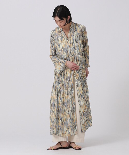 【セール】サイバープリントロングワンピース（ワンピース）｜GALLEST（ギャレスト）