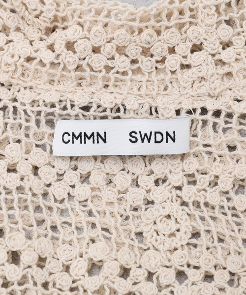 EDIFICE(エディフィス)の「【CMMN SWDN / コモン スウェーデン】Duane Short Sleeve Cotton Lace(シャツ/ブラウス・メンズ・アイボリー・46)」の2枚目の写真