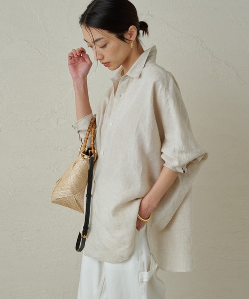 LOUNGEDRESS（ラウンジドレス）の「リネンオーバーシャツ