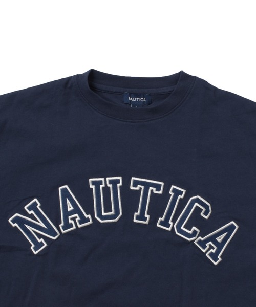 NAUTICA(ノーティカ)の「【NAUTICA】フロントロゴアップリケ刺繍半袖Tシャツ(Tシャツ/カットソー・キッズ・ライトブルー/グレー/ホワイト/ネイビー・M/L/XL)」の8枚目の写真