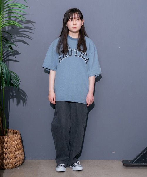 NAUTICA(ノーティカ)の「【NAUTICA】フロントロゴアップリケ刺繍半袖Tシャツ(Tシャツ/カットソー・キッズ・ライトブルー/グレー/ホワイト/ネイビー・M/L/XL)」の16枚目の写真