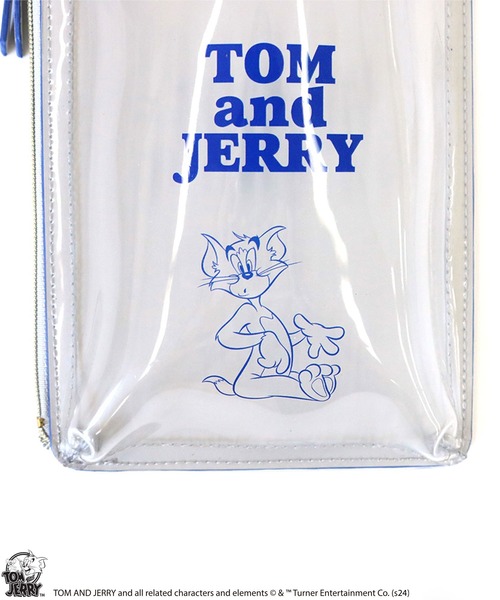 Tom&Jerry(トムアンドジェリー)の「【公式】TOM and JERRY クリアカラースマホショルダー(ショルダーバッグ・レディース・アイボリー/グレー/ベージュ・FREE)」の7枚目の写真