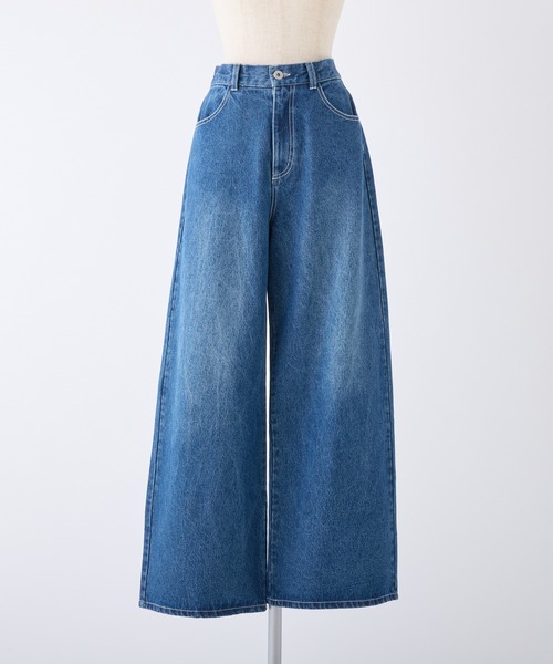 one after another NICE CLAUPバックリボンデニムパンツ セール】バックリボンデニムパンツ（デニムパンツ）｜one after
