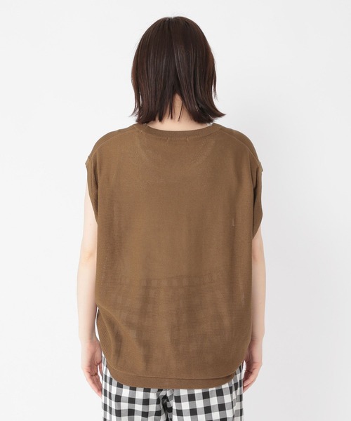 studio CLIP(スタディオクリップ)の「12ゲージコクーンベスト(ベスト・レディース・ブラウン/アイボリー/ブルー・FREE)」の12枚目の写真