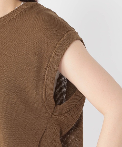 studio CLIP(スタディオクリップ)の「12ゲージコクーンベスト(ベスト・レディース・ブラウン/アイボリー/ブルー・FREE)」の14枚目の写真