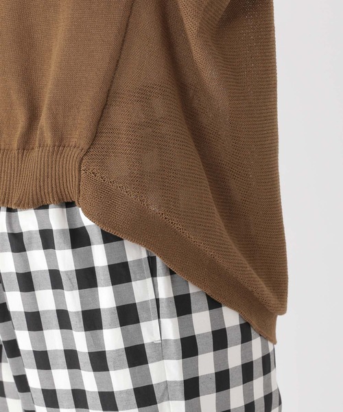 studio CLIP(スタディオクリップ)の「12ゲージコクーンベスト(ベスト・レディース・ブラウン/アイボリー/ブルー・FREE)」の15枚目の写真