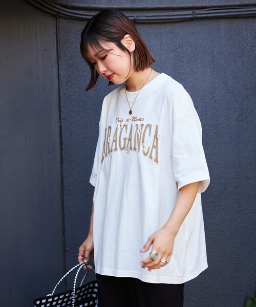 ★入手困難★希少 マルチロゴTシャツ 半袖 ホワイト カットソー セール】ビッグロゴデイジーTシャツ（Tシャツ/カットソー