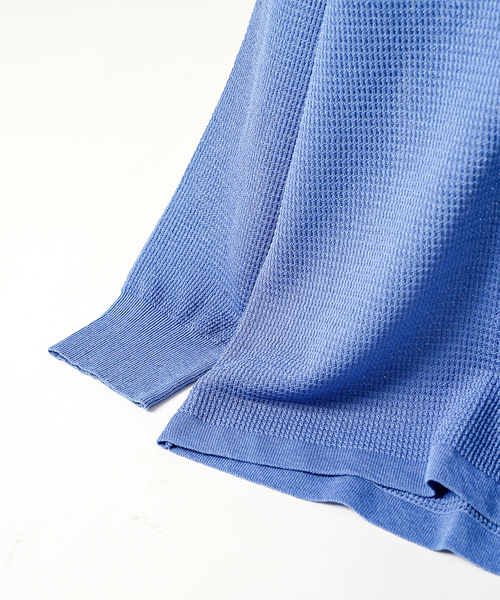 417 EDIFICE（フォーワンセブンエディフィス）の「DRY Linenlike / カーディガン（カーディガン/ボレロ・メンズ・ブラック系その他/ブルー/ベージュ/ネイビー・SMALL/MEDIUM/LARGE）」の6枚目の写真
