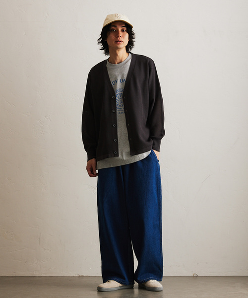 417 EDIFICE（フォーワンセブンエディフィス）の「DRY Linenlike / カーディガン（カーディガン/ボレロ・メンズ・ブラック系その他/ブルー/ベージュ/ネイビー・SMALL/MEDIUM/LARGE）」の10枚目の写真