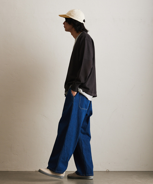 417 EDIFICE（フォーワンセブンエディフィス）の「DRY Linenlike / カーディガン（カーディガン/ボレロ・メンズ・ブラック系その他/ブルー/ベージュ/ネイビー・SMALL/MEDIUM/LARGE）」の12枚目の写真