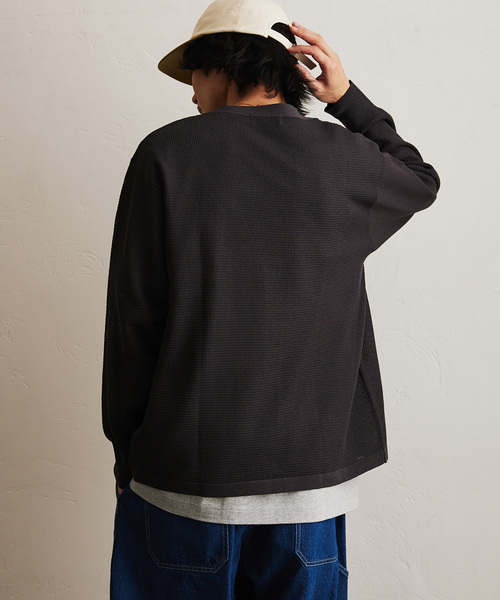 417 EDIFICE（フォーワンセブンエディフィス）の「DRY Linenlike / カーディガン（カーディガン/ボレロ・メンズ・ブラック系その他/ブルー/ベージュ/ネイビー・SMALL/MEDIUM/LARGE）」の18枚目の写真