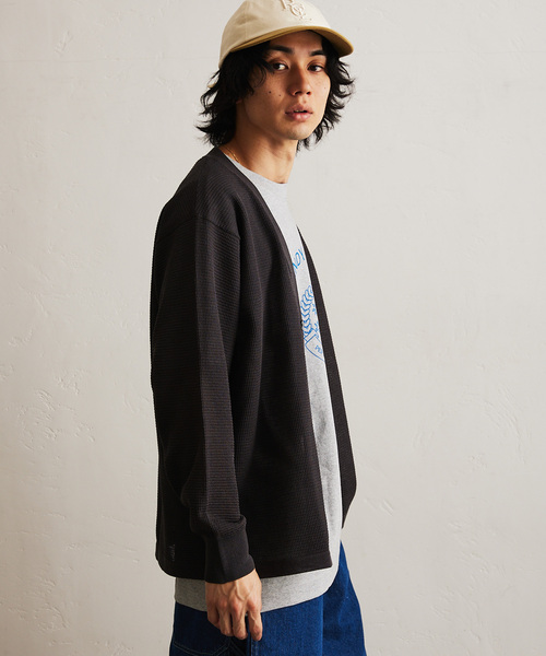 417 EDIFICE（フォーワンセブンエディフィス）の「DRY Linenlike / カーディガン（カーディガン/ボレロ・メンズ・ブラック系その他/ブルー/ベージュ/ネイビー・SMALL/MEDIUM/LARGE）」の19枚目の写真