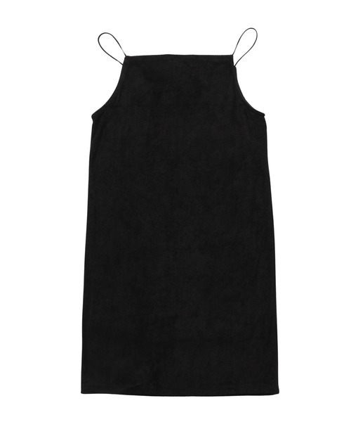 DISPATCHER NO.8（ディスパッチャーナンバーエイト）の「パイルキャミミニワンピース（ワンピース・レディース・ブラック/オリーブ・ONE SIZE）」の9枚目の写真