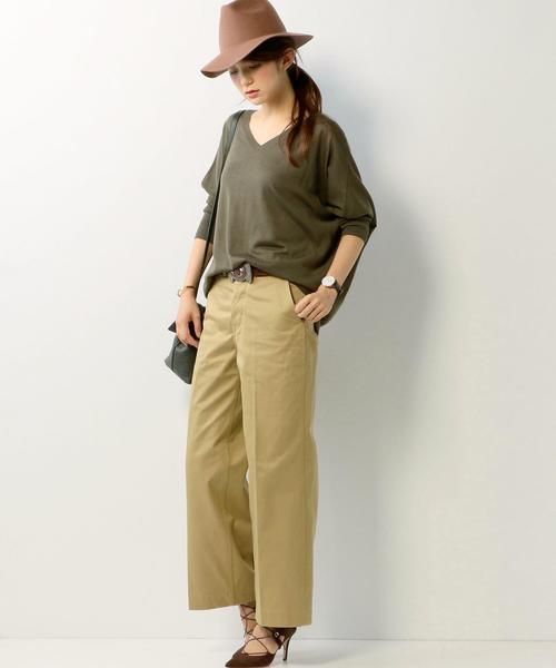 UNITED ARROWS（ユナイテッドアローズ）の「□UBCE W/SI/CA NUANCE Vネック　ニット◆（ニット/セーター・レディース・ブラック/ライトグレー/ベージュ/オリーブ/ライトピンク/その他2・フリー）」の22枚目の写真