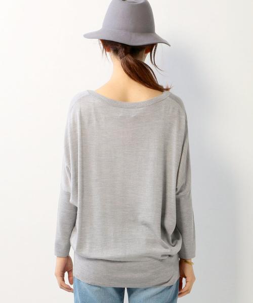 UNITED ARROWS（ユナイテッドアローズ）の「□UBCE W/SI/CA NUANCE Vネック　ニット◆（ニット/セーター・レディース・ブラック/ライトグレー/ベージュ/オリーブ/ライトピンク/その他2・フリー）」の7枚目の写真