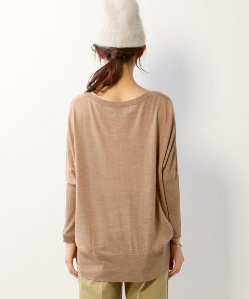 UNITED ARROWS（ユナイテッドアローズ）の「□UBCE W/SI/CA NUANCE Vネック　ニット◆（ニット/セーター・レディース・ブラック/ライトグレー/ベージュ/オリーブ/ライトピンク/その他2・フリー）」の9枚目の写真