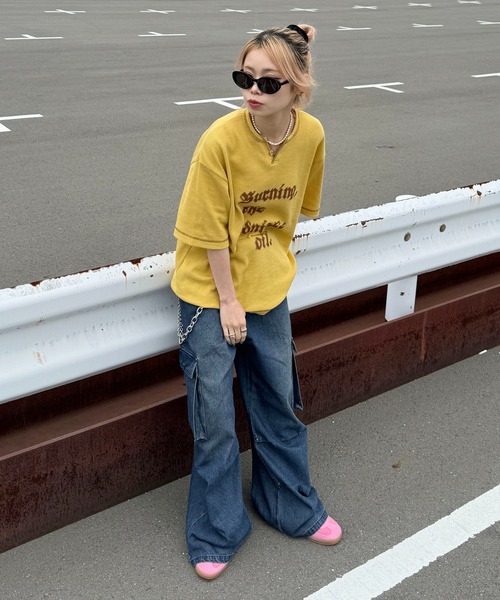 sedacle(セダクル)の「ヒップロゴタックカーゴデニム(デニムパンツ・メンズ・グレー/インディゴブルー/ブラック・MEDIUM/SMALL/LARGE)」の22枚目の写真