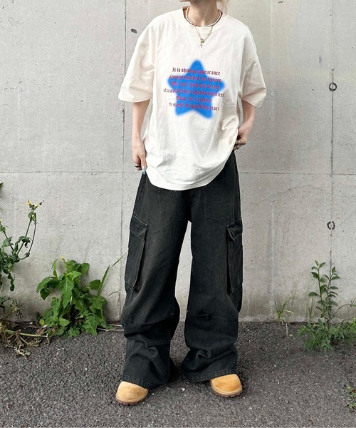 sedacle(セダクル)の「ヒップロゴタックカーゴデニム(デニムパンツ・メンズ・グレー/インディゴブルー/ブラック・MEDIUM/SMALL/LARGE)」の8枚目の写真