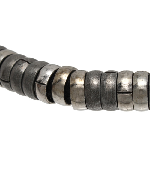 WEGO（ウィゴー）の「WEGO/ロープメタルミックスネックレス（ネックレス・メンズ・カーキ/ブラック・FREE）」の4枚目の写真