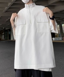 MGV（エムジーヴィー）の「ハーフジップ 半袖デザインシャツ（シャツ/ブラウス・メンズ）」