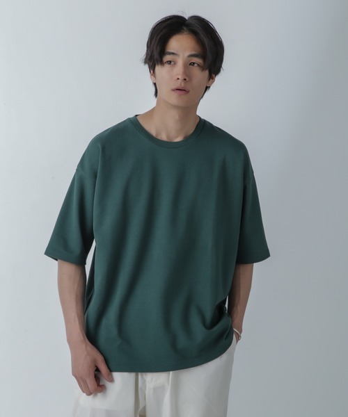 NANO universe(ナノユニバース)の「アンチスメル COOL 半袖Tシャツ(Tシャツ/カットソー・メンズ・ブラック/グレー/グリーン/ホワイト・XL/L/M/S)」の10枚目の写真