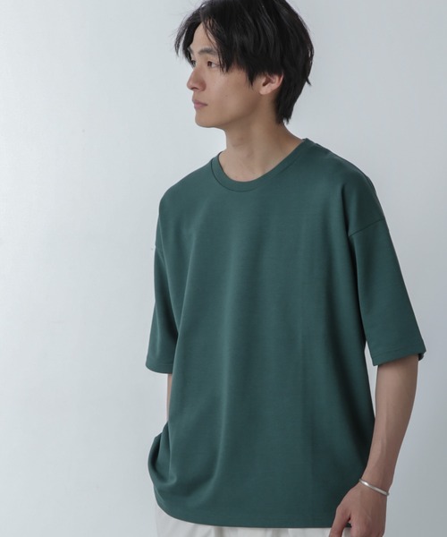 NANO universe(ナノユニバース)の「アンチスメル COOL 半袖Tシャツ(Tシャツ/カットソー・メンズ・ブラック/グレー/グリーン/ホワイト・XL/L/M/S)」の11枚目の写真