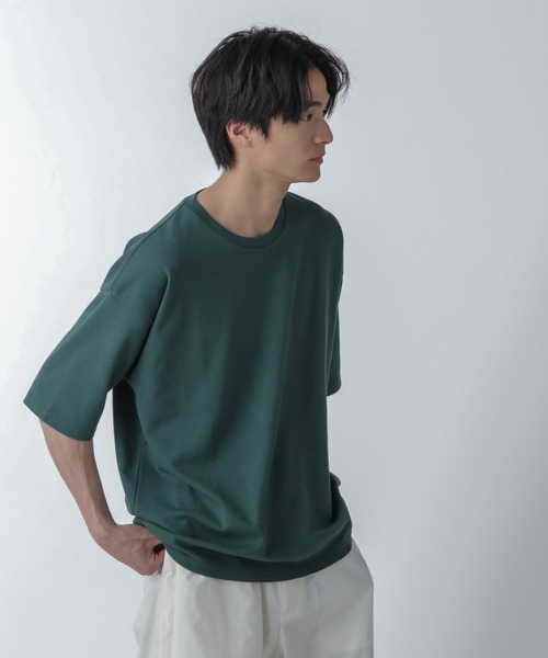 NANO universe(ナノユニバース)の「アンチスメル COOL 半袖Tシャツ(Tシャツ/カットソー・メンズ・ブラック/グレー/グリーン/ホワイト・XL/L/M/S)」の12枚目の写真