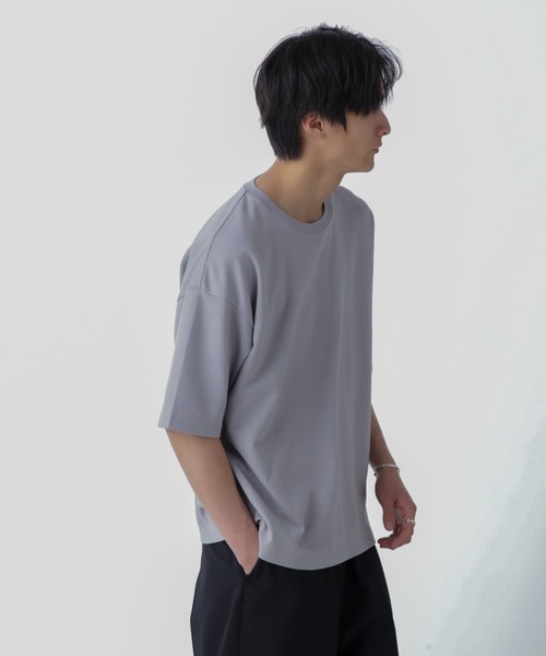 NANO universe(ナノユニバース)の「アンチスメル COOL 半袖Tシャツ(Tシャツ/カットソー・メンズ・ブラック/グレー/グリーン/ホワイト・XL/L/M/S)」の15枚目の写真