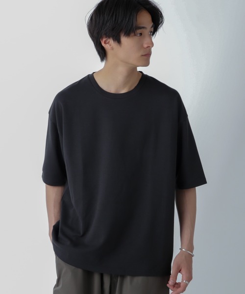 NANO universe(ナノユニバース)の「アンチスメル COOL 半袖Tシャツ(Tシャツ/カットソー・メンズ・ブラック/グレー/グリーン/ホワイト・XL/L/M/S)」の20枚目の写真