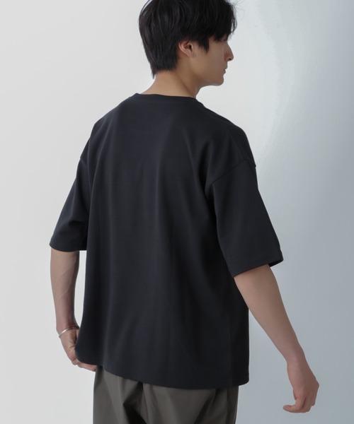 NANO universe(ナノユニバース)の「アンチスメル COOL 半袖Tシャツ(Tシャツ/カットソー・メンズ・ブラック/グレー/グリーン/ホワイト・XL/L/M/S)」の21枚目の写真