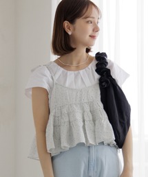flower | ショルダーパフトップ(シャツ/ブラウス)