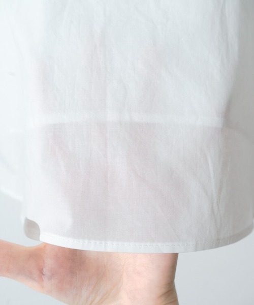 flower(フラワー)の「ショルダーパフトップ(シャツ/ブラウス・レディース・ブルー/ホワイト・FREE)」の9枚目の写真