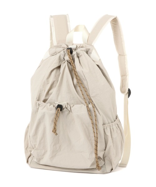 studio CLIP（スタディオクリップ）の「ナイロンドロストリュック（バックパック/リュック・レディース・チャコール/オフホワイト・FREE）」の9枚目の写真